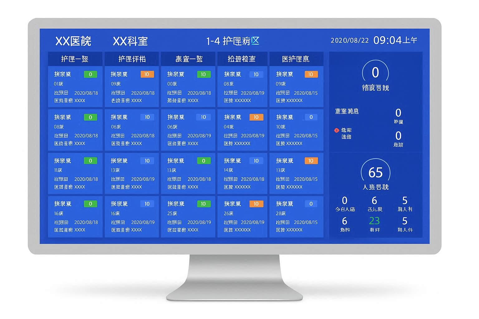 医护一览表分机