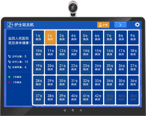 医护对讲护士站主机15.6寸